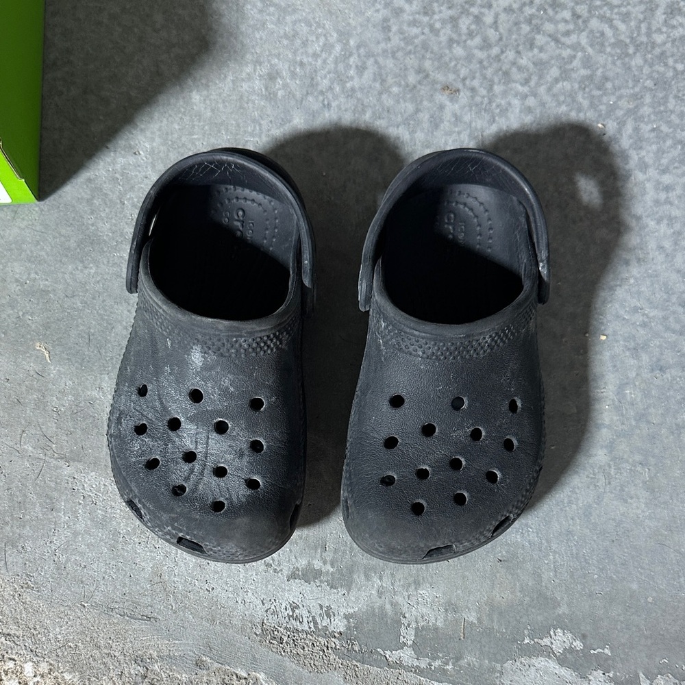 Kids Black Crocs